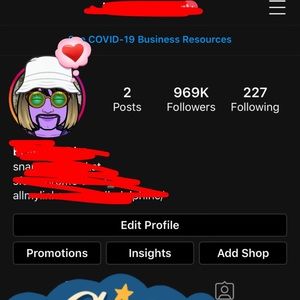 Instagram Account 969k Followers